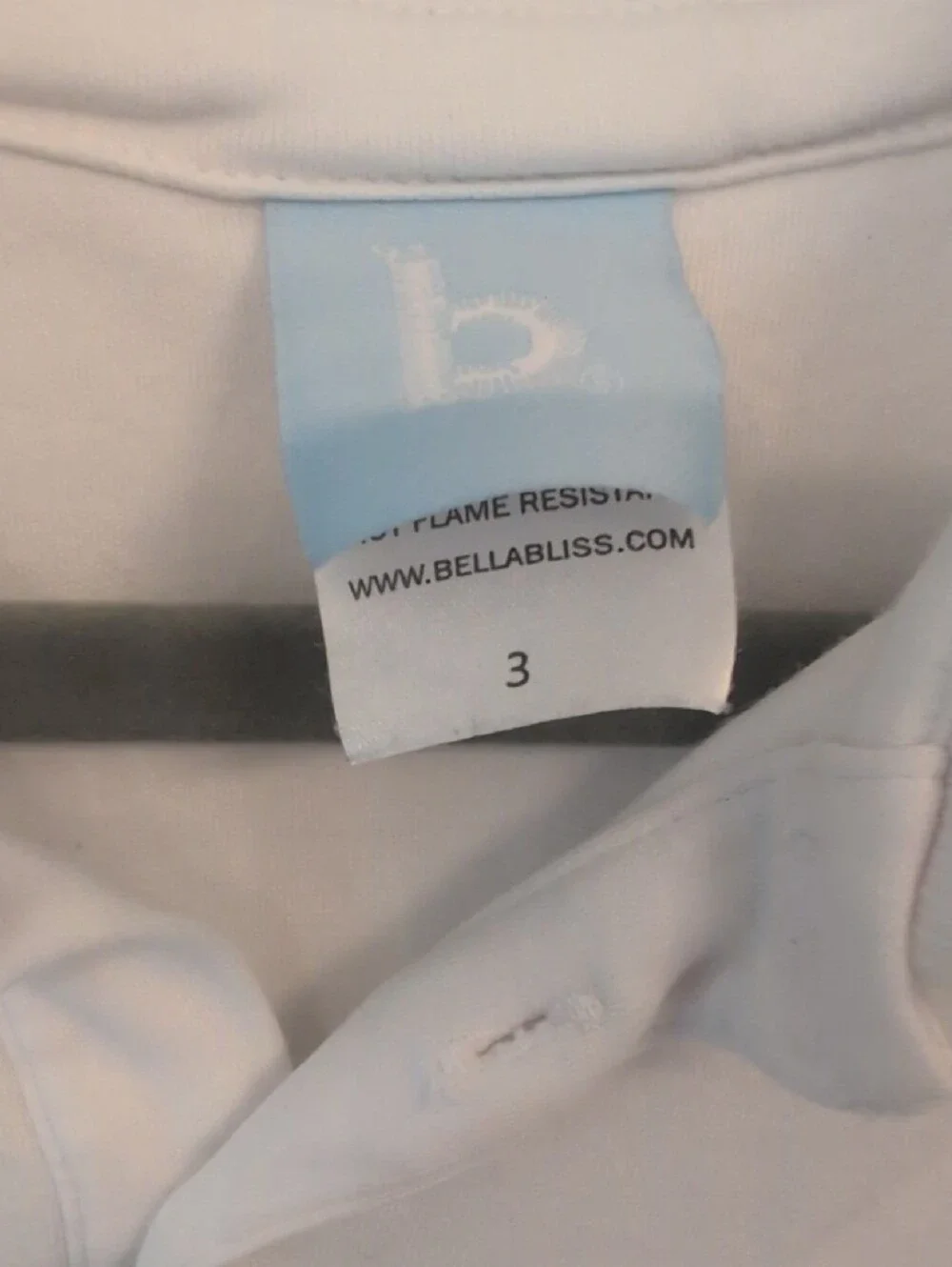 bella bliss White Long-Sleeve Polo - 3T
